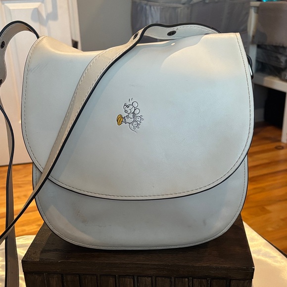 Coach White Crossbody Bag with Cartoon Accent - Picture 1 of 16